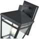 Seager 1 Light 10.63 inch Textured Black Outdoor Wall Sconce